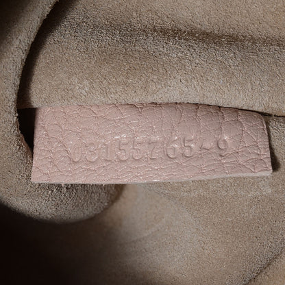 Chloe Grained Calfskin Drew Shoulder Bag Cement Pink 6 of 8