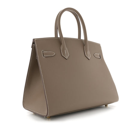 Hermes Epsom Birkin Sellier 30 Etoupe 2 of 11