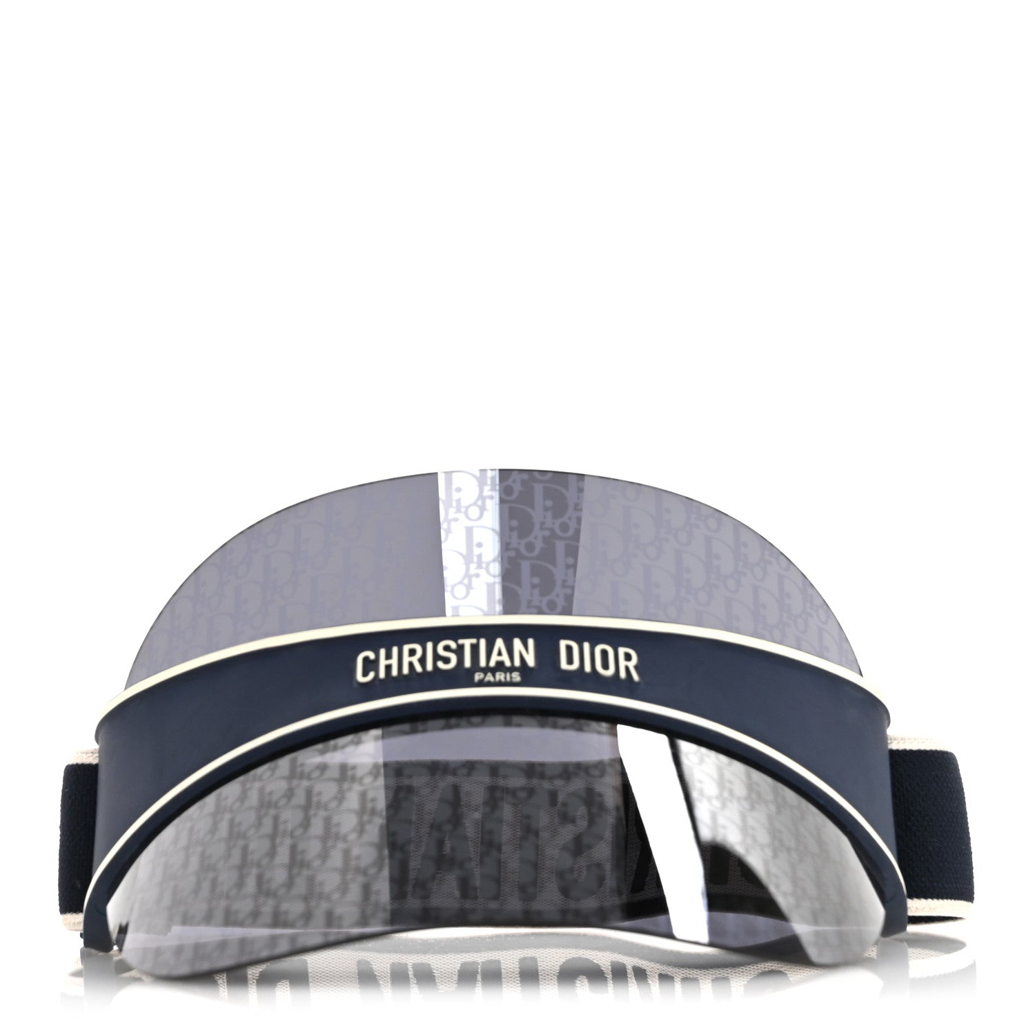 Christian Dior Oblique DiorClub V1U Sun Visor Blue 3 of 11