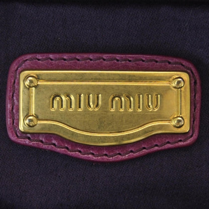 Miu Miu Vitello Lux Bag Fuchsia 8 of 11