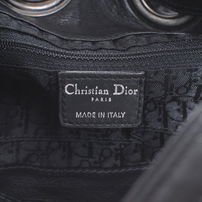 Christian Dior Nylon Cannage Drawstring Black 6 of 7