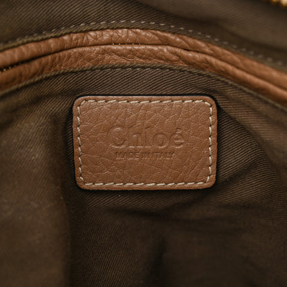 Chloe Calfskin Medium Marcie Satchel Desert Taupe 6 of 14