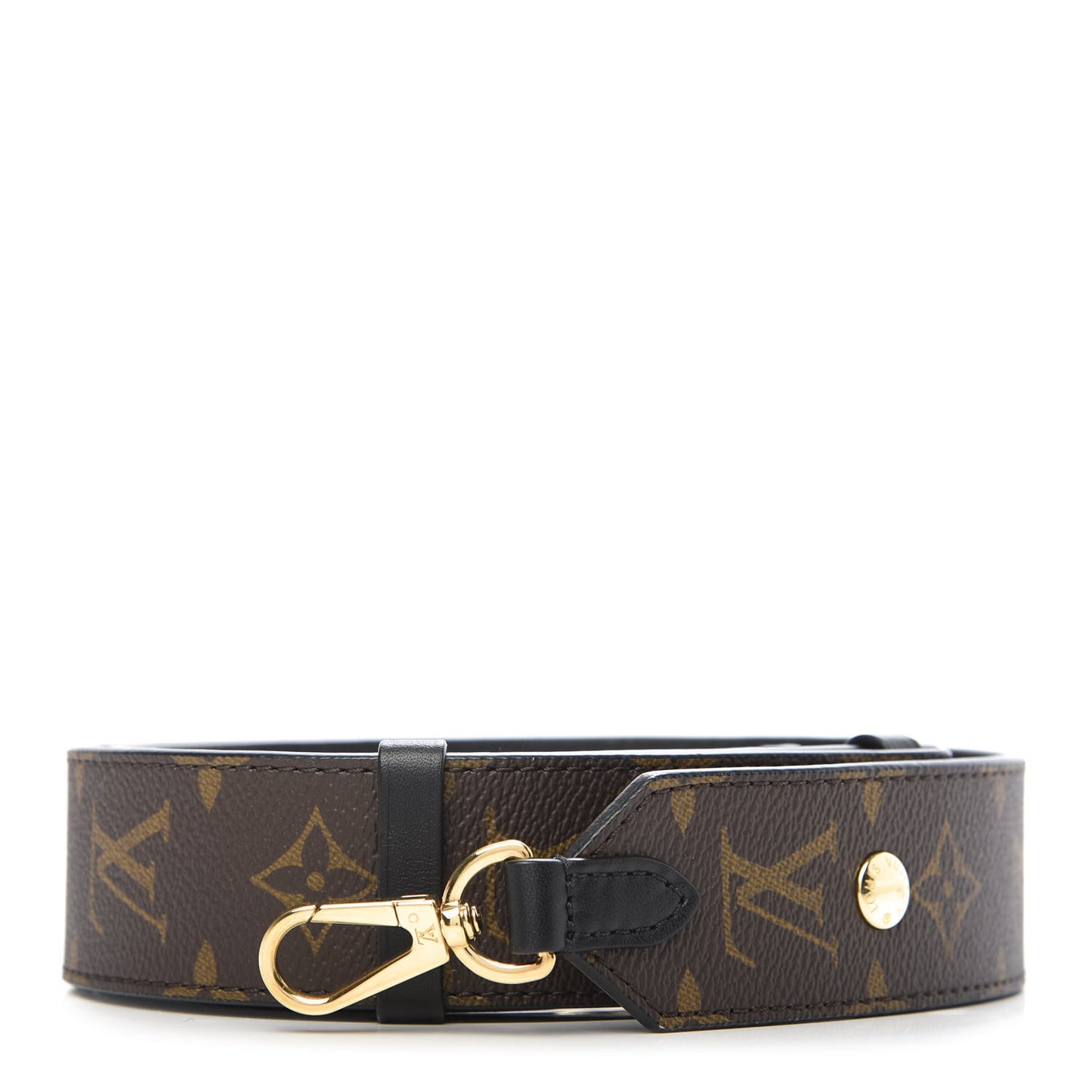 Monogram Adjustable Bandouliere Shoulder Strap Black