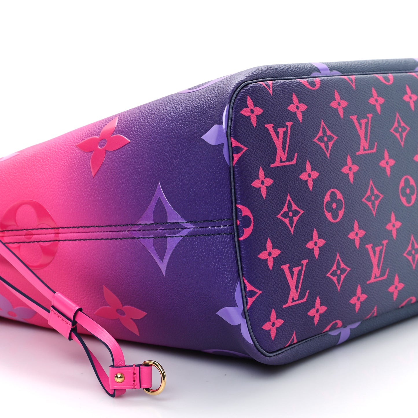 Monogram Giant Spring In The City Neverfull MM Midnight Fuchsia