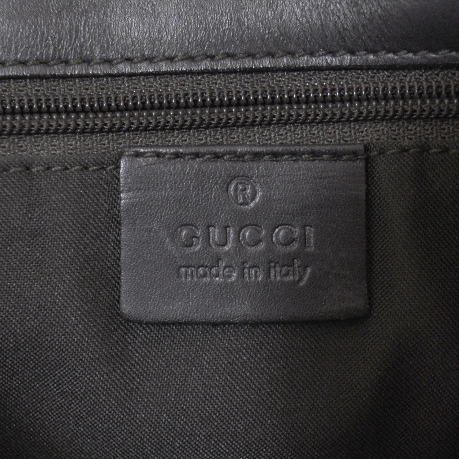 Gucci Monogram Small Bucket Tote Ebony 7 of 8
