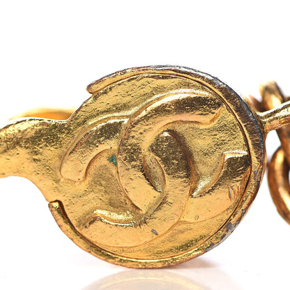 Chanel CC Whistle Key Chain Gold 4 of 5