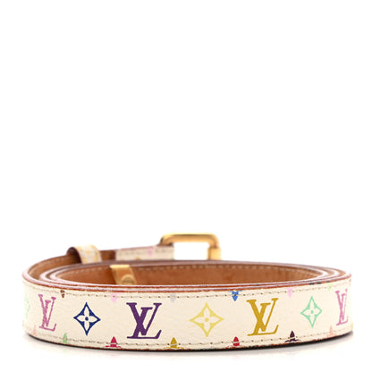 Louis Vuitton Monogram Multicolor Belt 90 36 White 2 of 14