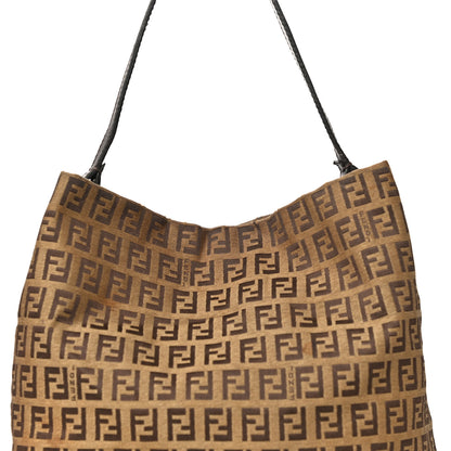 Fendi Zucchino Tote Tobacco 7 of 21