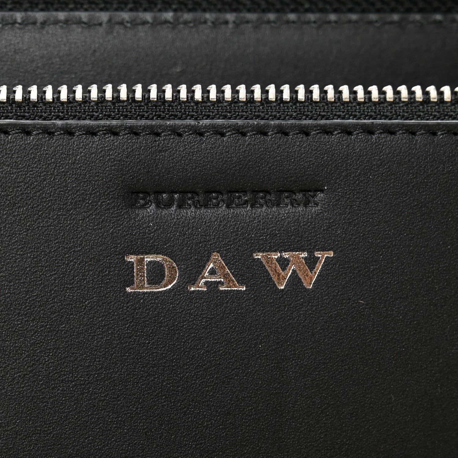 Burberry London Check Long Zip Around Wallet Charcoal Black