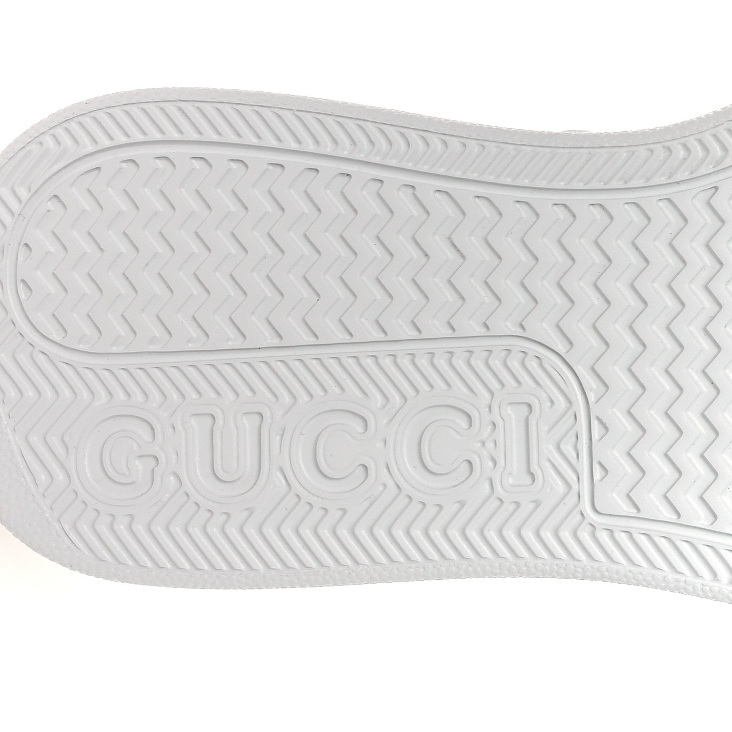 Gucci Calfskin GG Tennis Embossed Perforated Womens Platform 55mm Sneakers 40.5 Great White 8 of 11