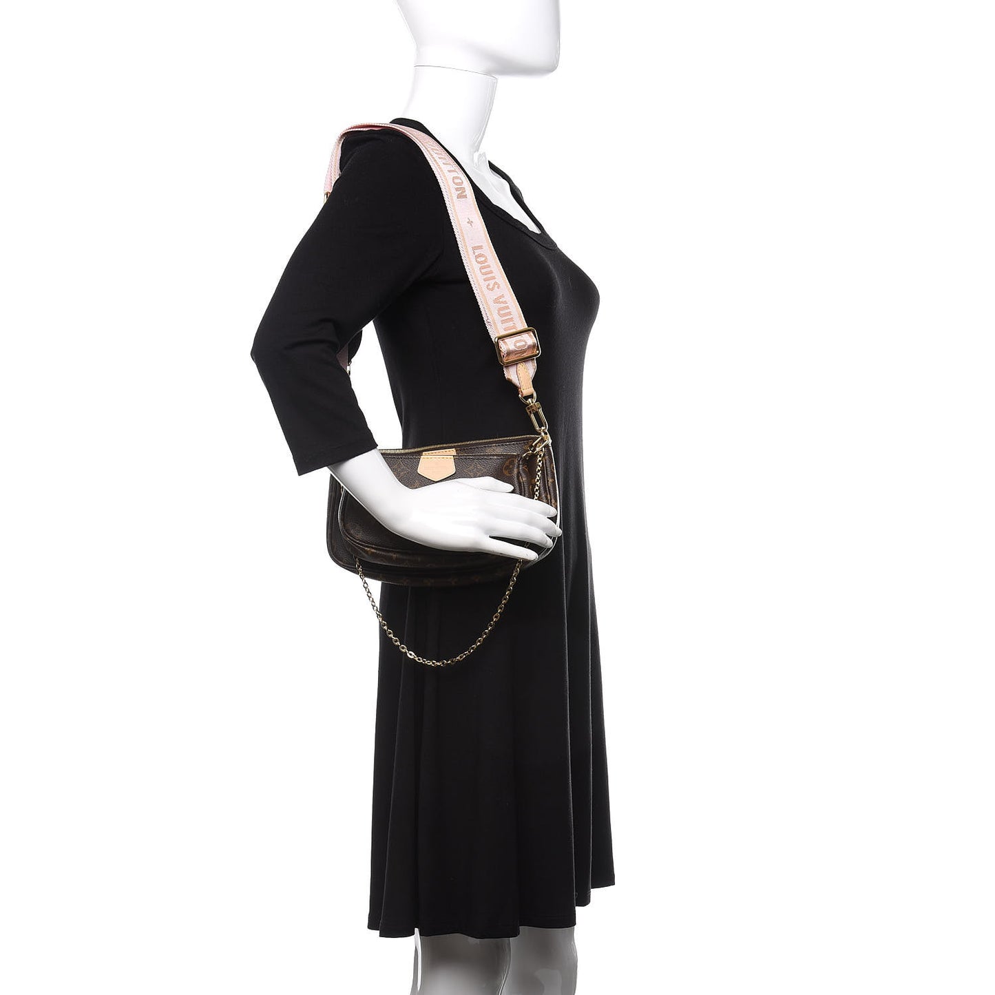 Monogram Multi Pochette Accessories Rose Clair