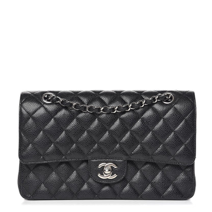 Chanel Caviar Quilted Medium Double Flap Black 1 of 10
