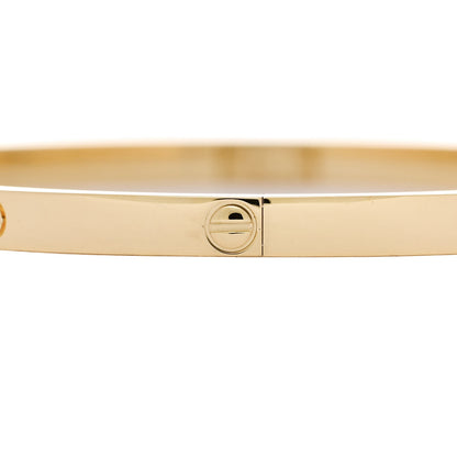 Cartier 18K Yellow Gold Small LOVE Bracelet 18 4 of 8