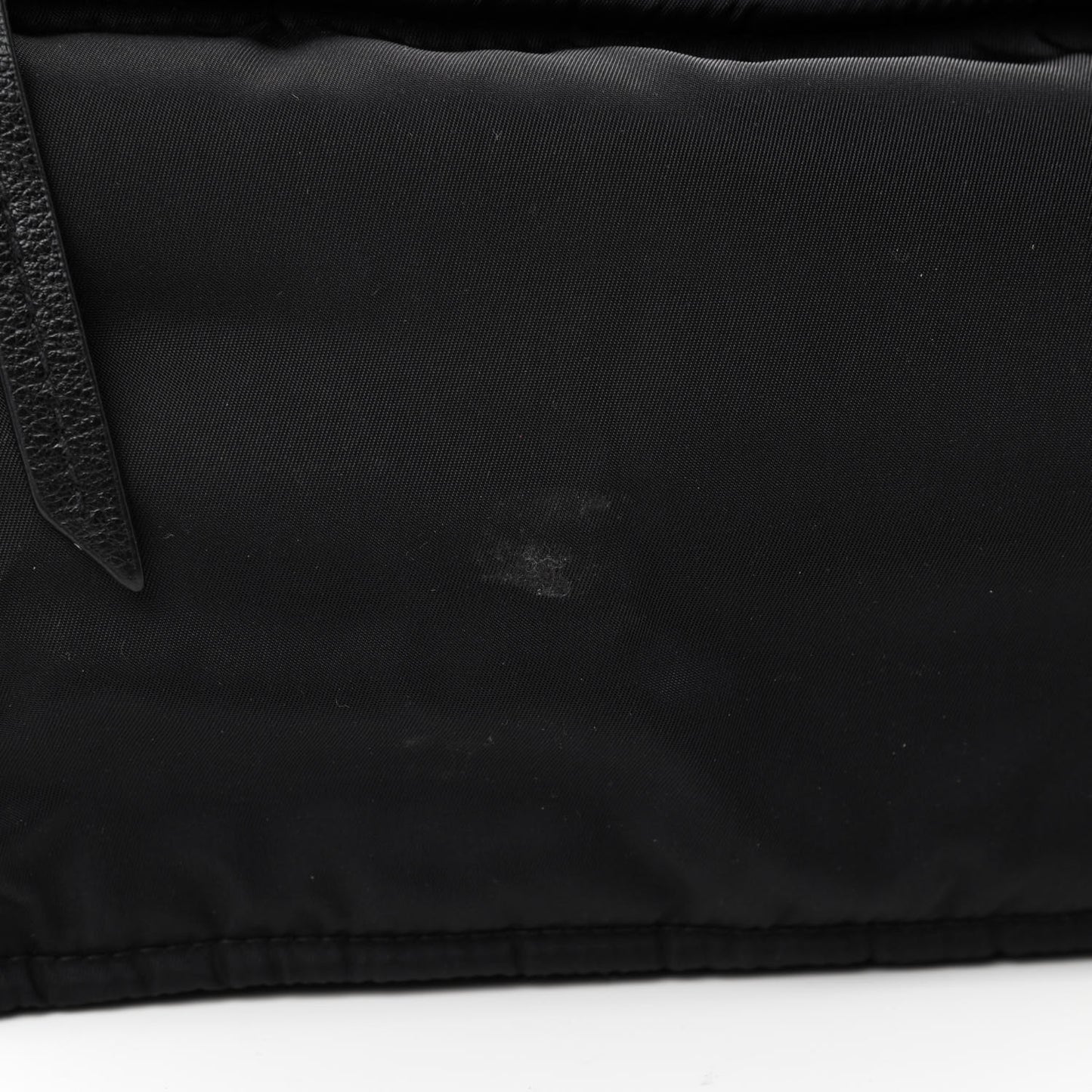 Tessuto Nylon Etiquette Flap Black Soleil