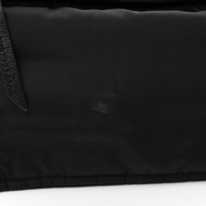 Prada Tessuto Nylon Etiquette Flap Black Soleil 12 of 12