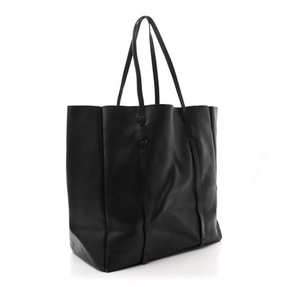 Balenciaga Veau Baltimore Double Sided Medium Everyday Tote Black Purple 4 of 13