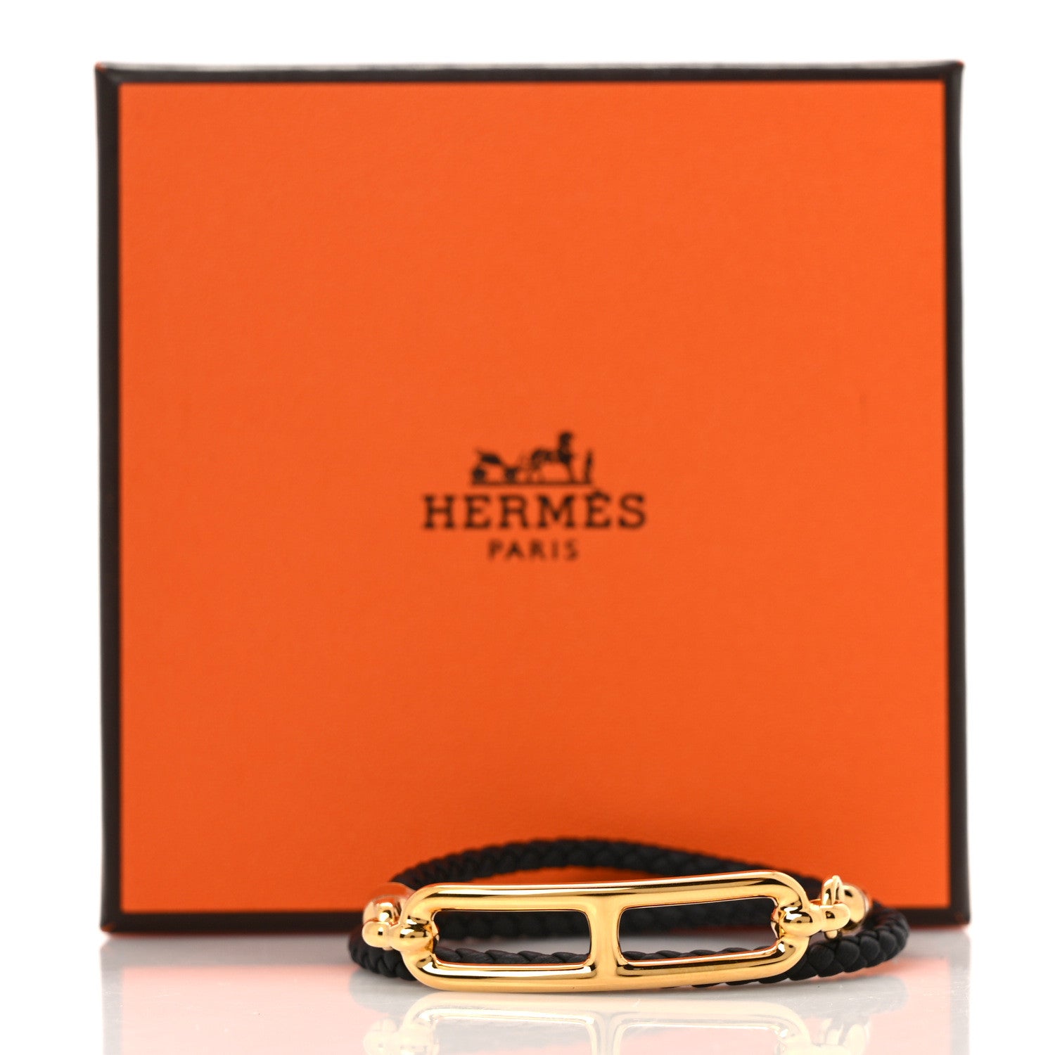 Hermes Swift Roulis Double Tour Bracelet T1 Black 5 of 5