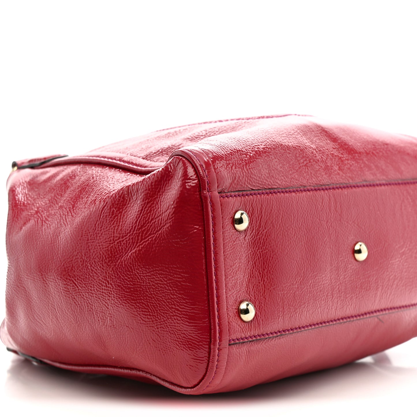 Patent Small Soho Shoulder Bag Bright Bougainvillea