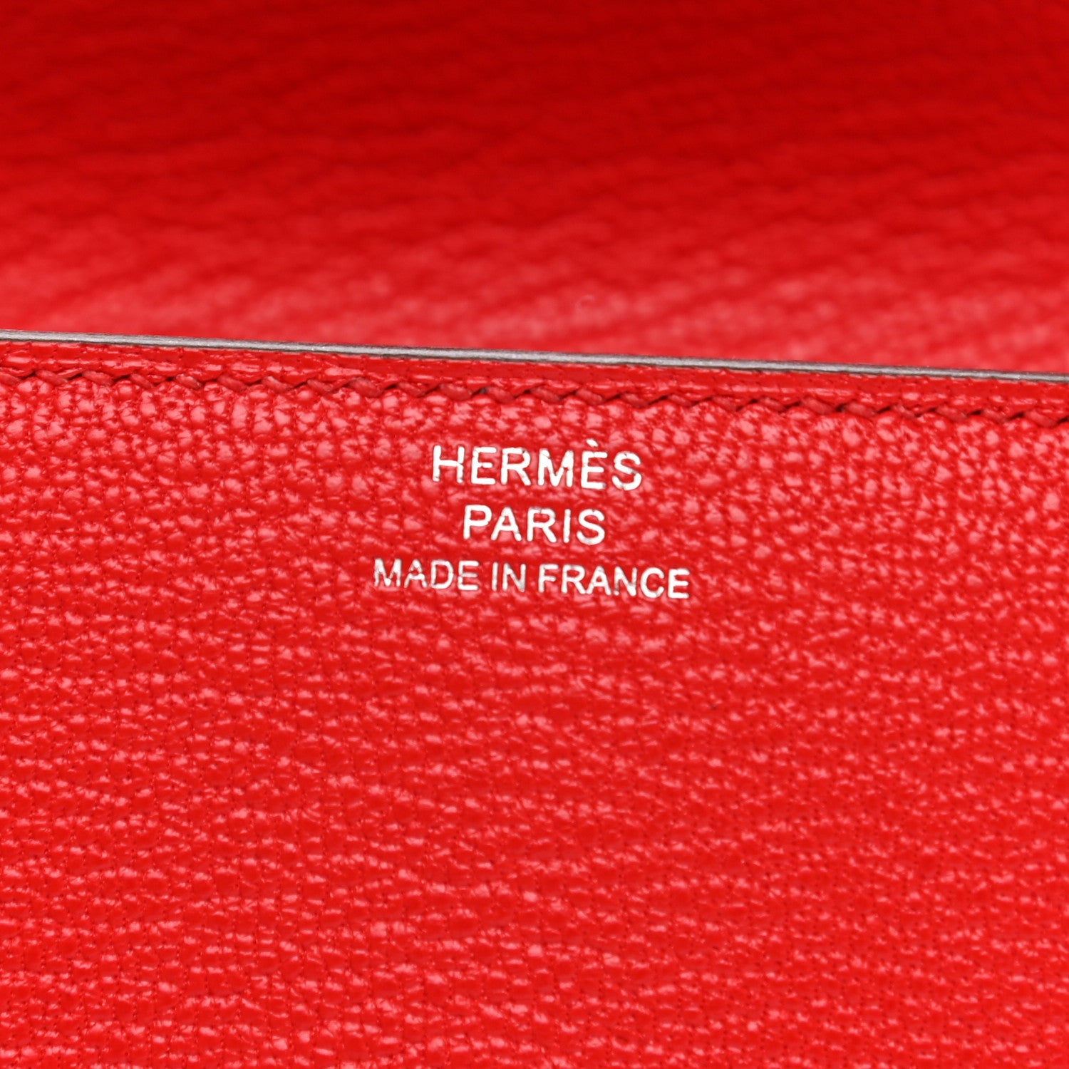 Hermes Chevre Mysore Clic 12 Wallet Rouge de Coeur 6 of 9