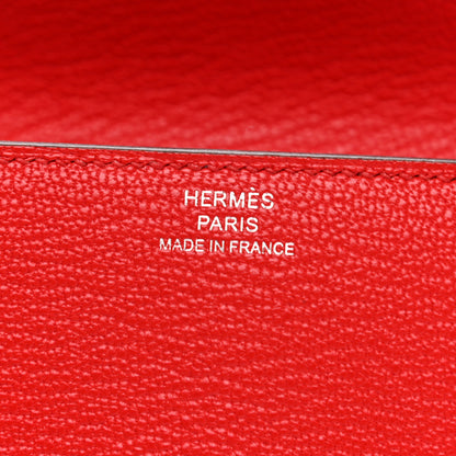Hermes Chevre Mysore Clic 12 Wallet Rouge de Coeur 6 of 9