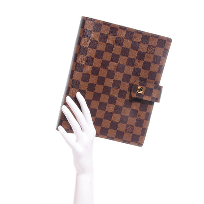 Louis Vuitton Damier Ebene Large Ring Agenda Cover 2 of 8