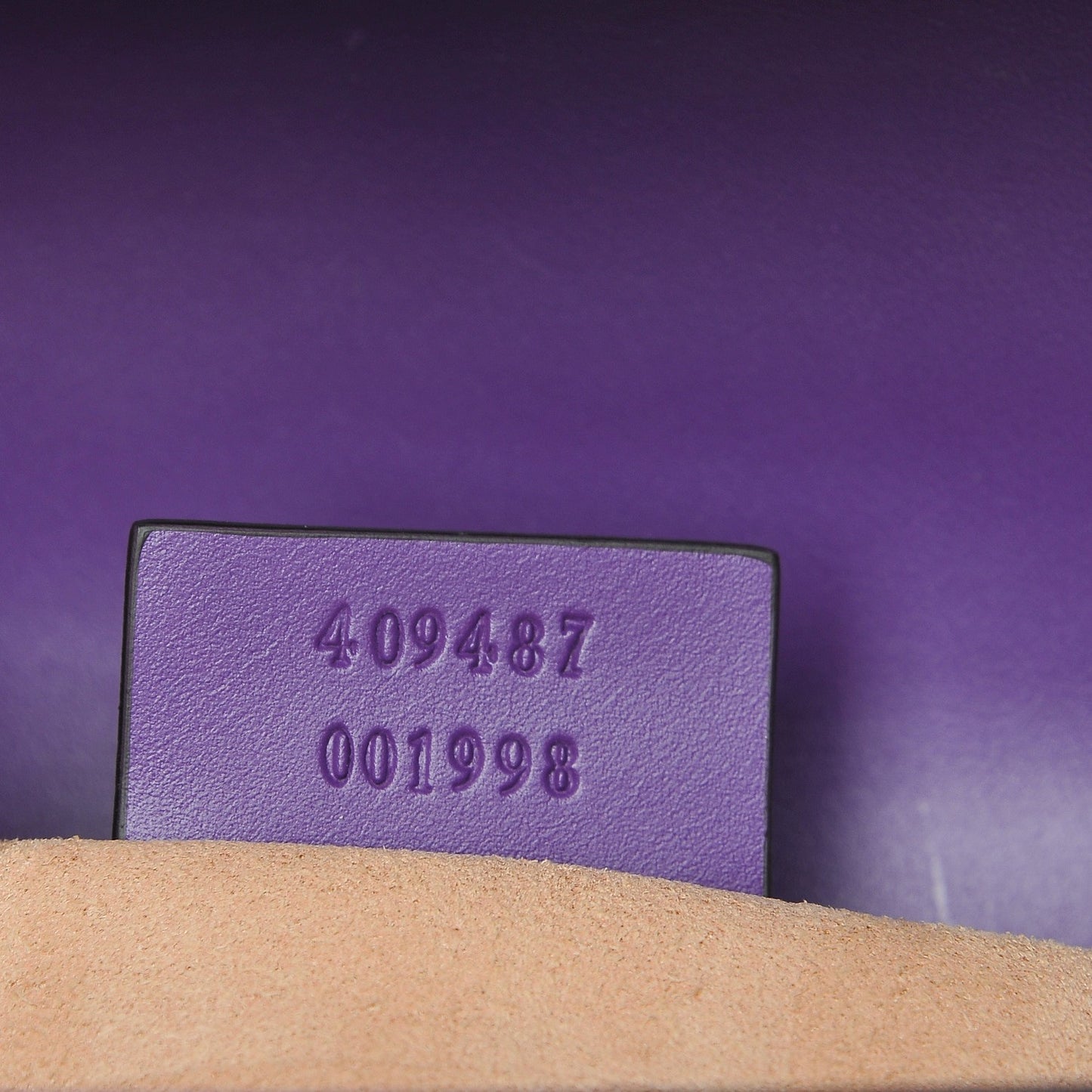 Guccissima Small Padlock Shoulder Bag Purple