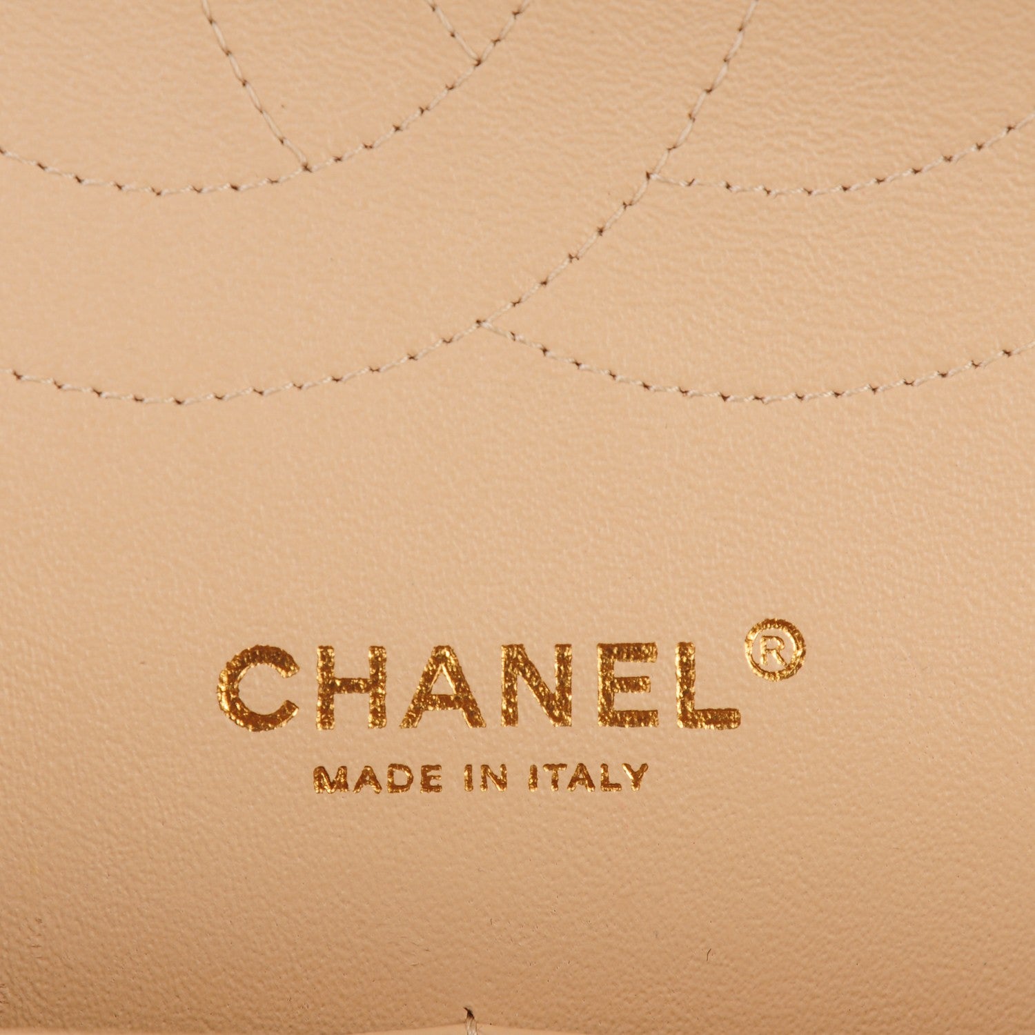 Chanel Lambskin Quilted Jumbo Double Flap Beige 6 of 7