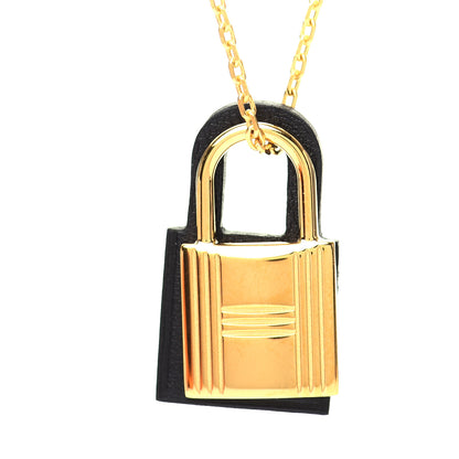 Hermes Swift Small O'Kelly Pendant Necklace Black 4 of 8