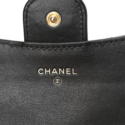 Chanel Aged Calfskin Quilted Reissue Flap Card Holder Black 6 of 12