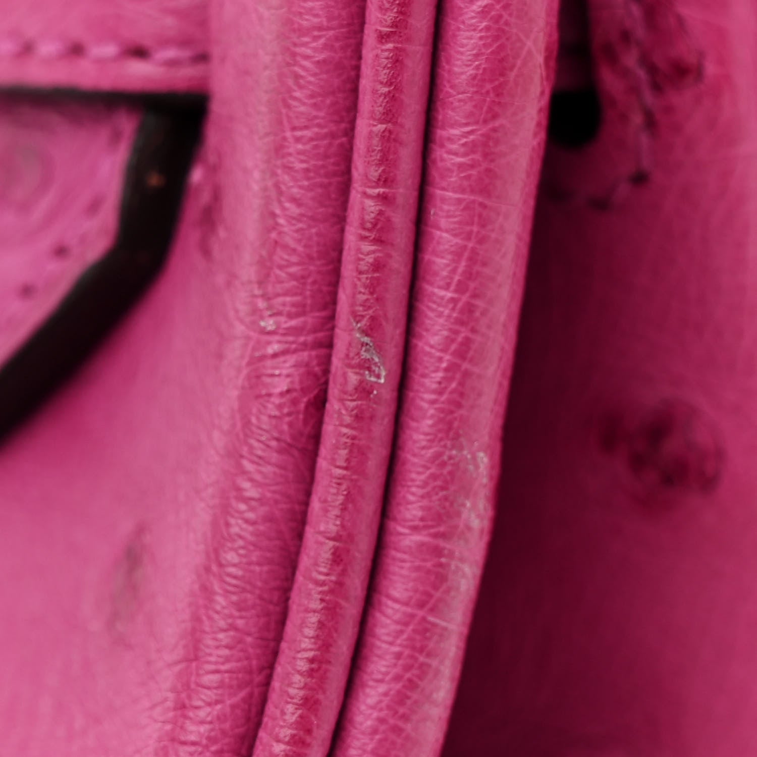 Hermes Ostrich Birkin 30 Rose Pourpre 13 of 16