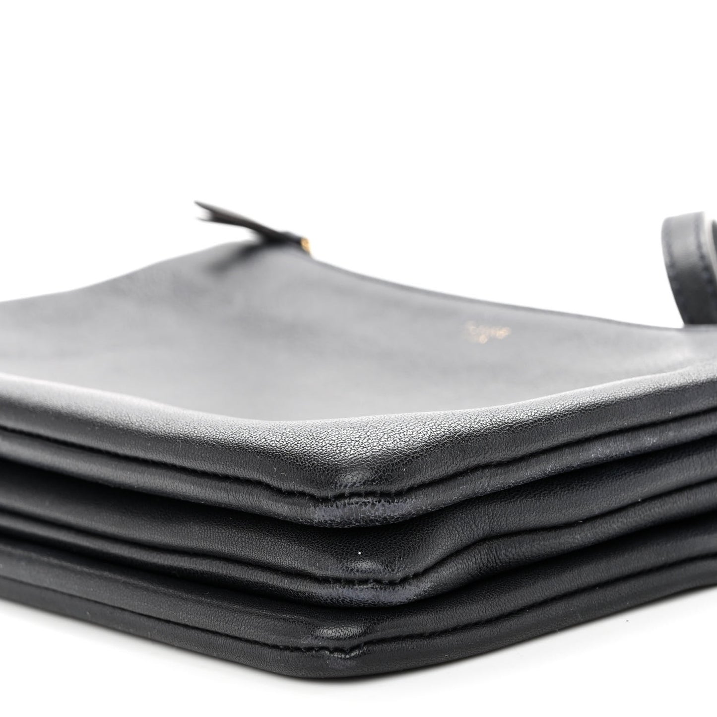 Lambskin Small Trio Crossbody Bag Black