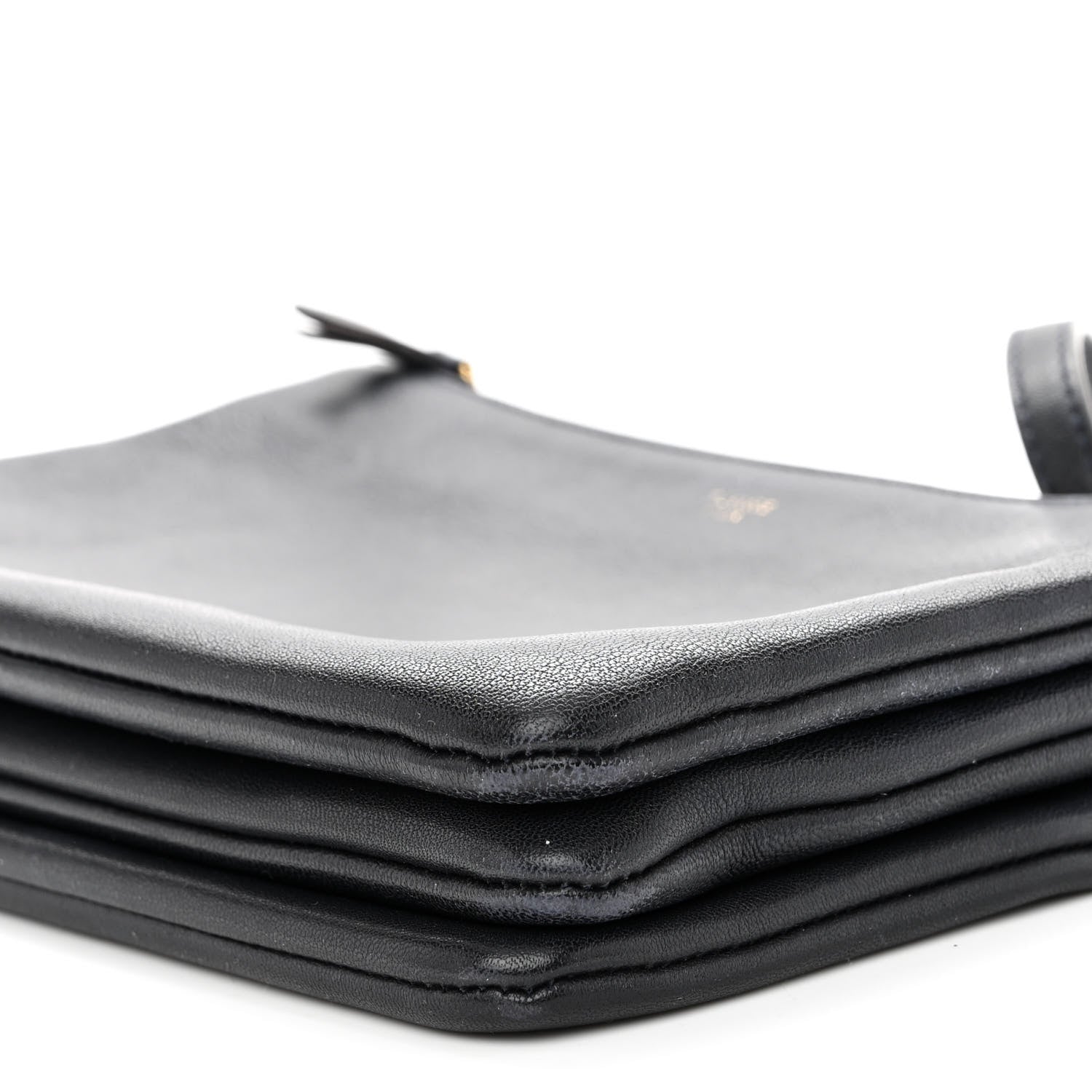 Celine Lambskin Small Trio Crossbody Bag Black 11 of 14