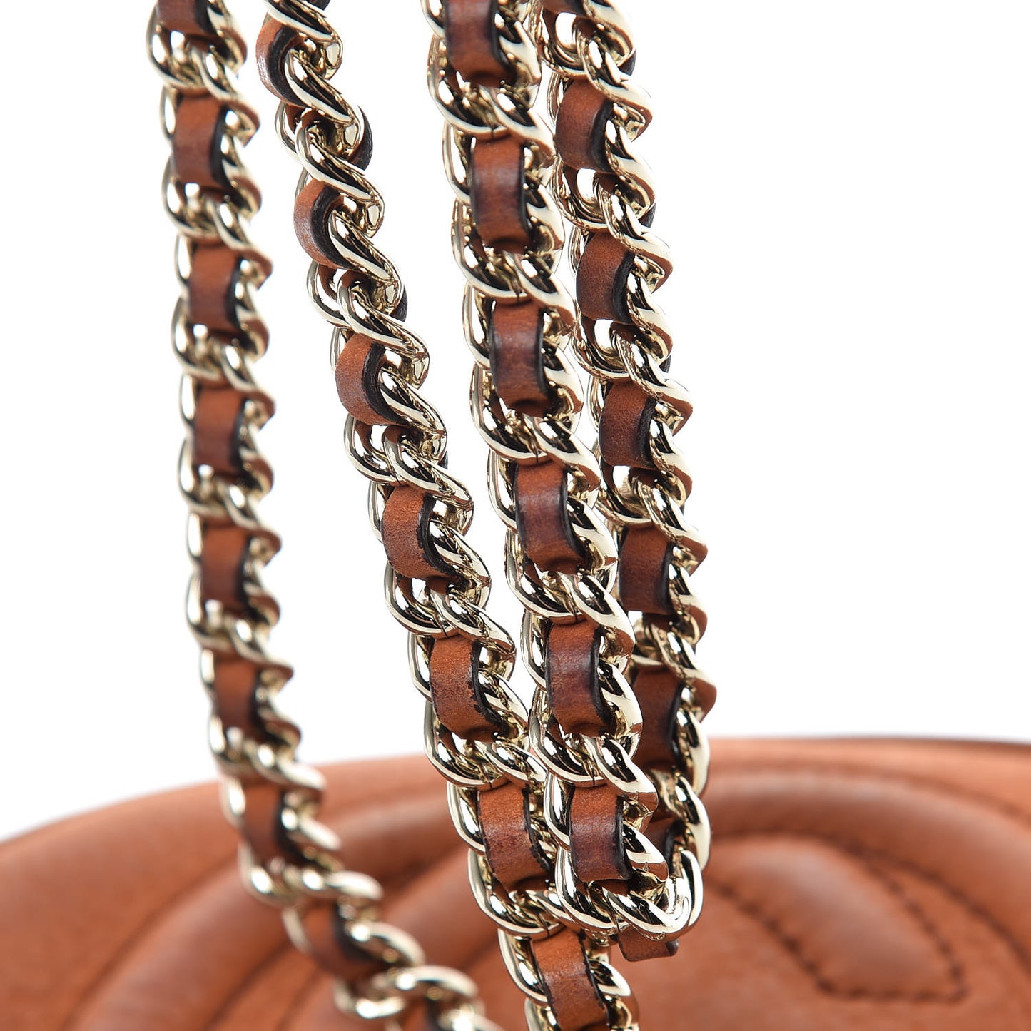 Vitello Range Mini Soho Chain Bag Old Whisky