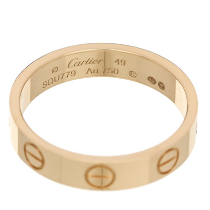 Cartier 18K Yellow Gold 3.5mm LOVE Wedding Band Ring 49 4.75 4 of 5
