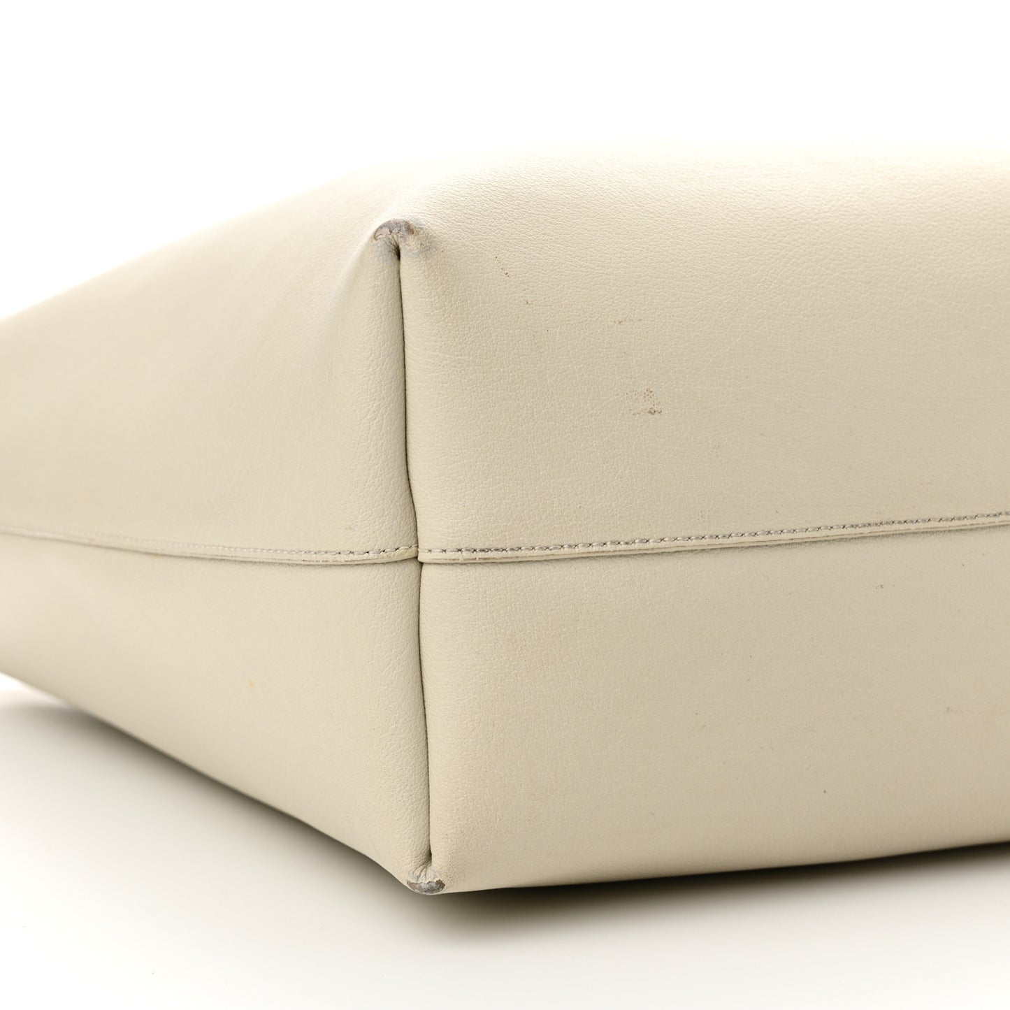 Calfskin Large Shopping Tote Porcellana