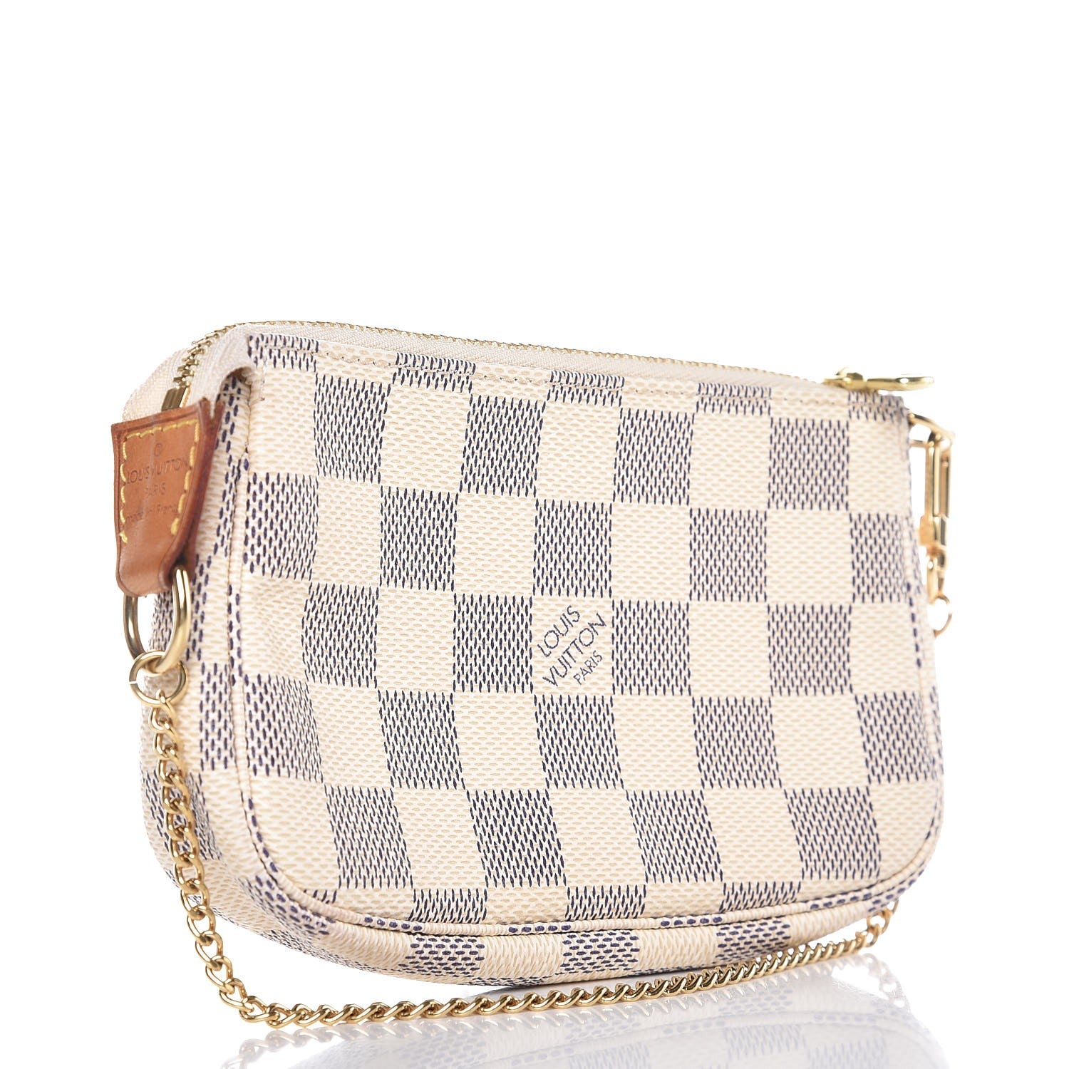 Louis Vuitton Damier Azur Mini Pochette Accessories 3 of 7