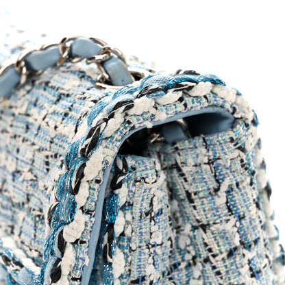 Chanel Tweed Braid Mini Flap Blue White Navy 13 of 13