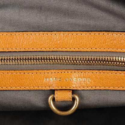 Marc Jacobs Lacquered Goatskin Quilted Karlie Satchel Camel 6 of 7