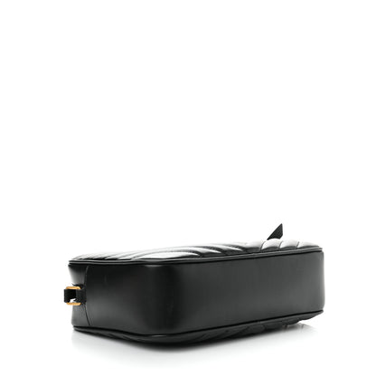 Saint Laurent Calfskin Matelasse Monogram Lou Camera Bag Black 4 of 10