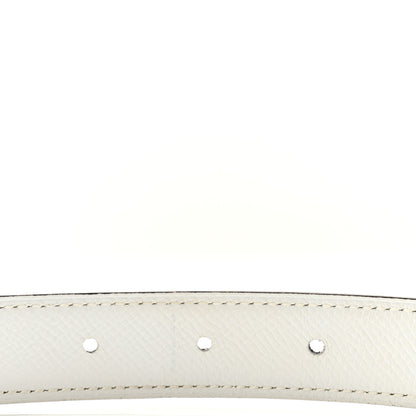 Hermes Epsom Swift 24mm Mini Constance H Belt 80 White Etoupe 4 of 6