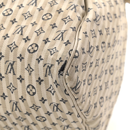 Louis Vuitton Mini Lin Croisette Speedy 30 Blue 11 of 11