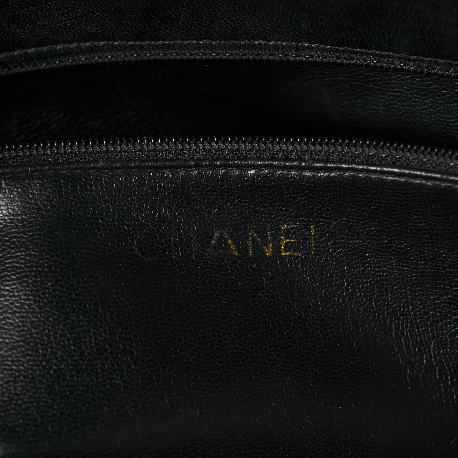 Chanel Lambskin Quilted Shopping Tote Black 5 of 18