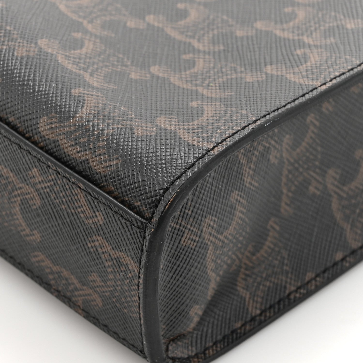 Celine Triomphe Canvas Calfskin Mini Vertical Cabas Tan 12 of 12