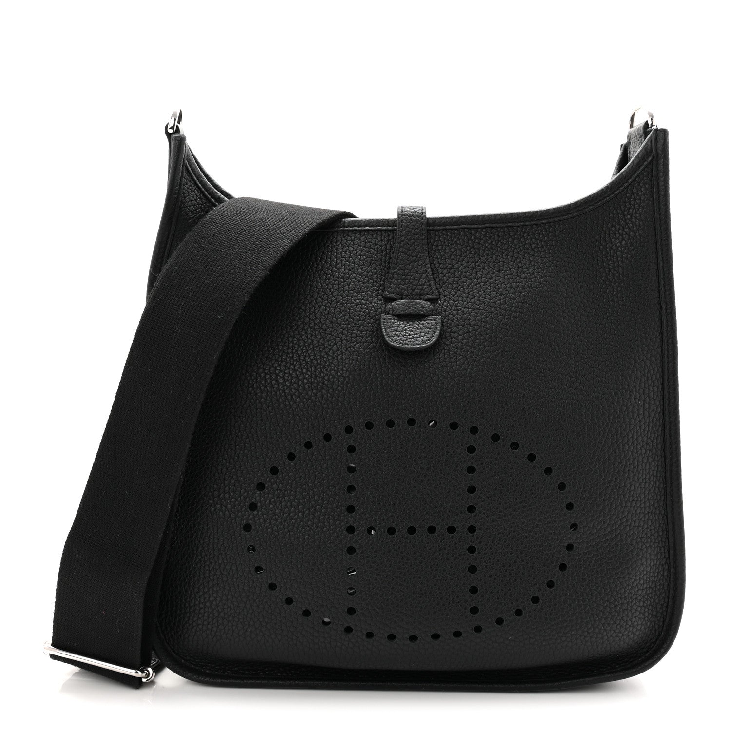 Hermes Taurillon Clemence Evelyne III PM Black 1 of 10