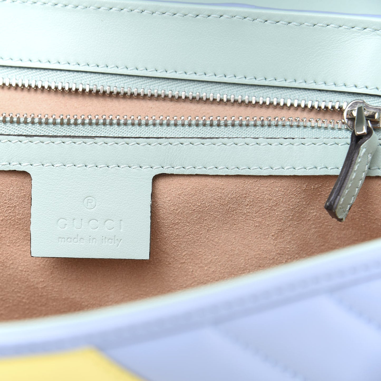 Calfskin Matelasse Diagonal Small GG Marmont Shoulder Bag Multicolor Pastel