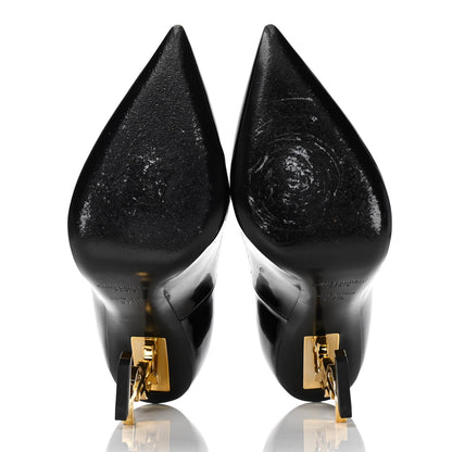 Saint Laurent Patent Opyum 110 Pumps 37.5 Black Gold 7 of 11