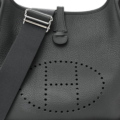 Hermes Taurillon Clemence Evelyne III PM Gris Misty 8 of 11