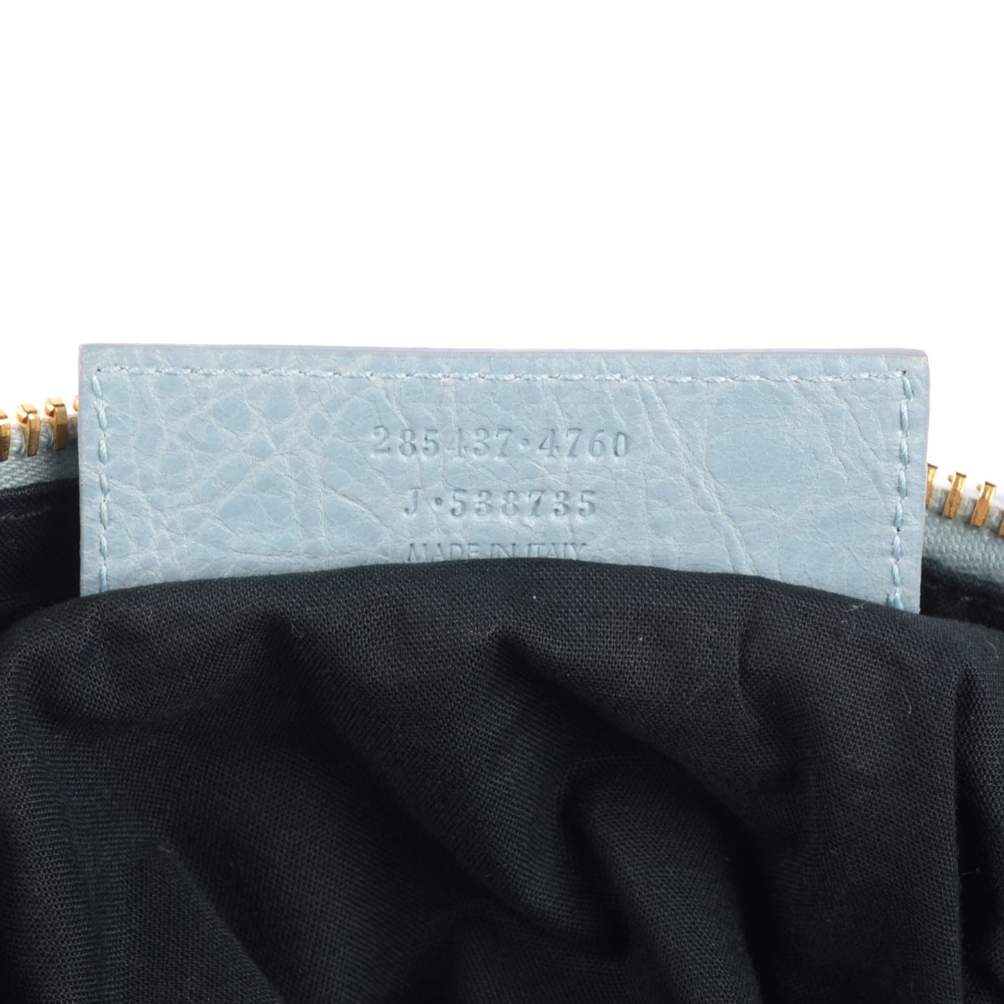 Agneau Giant 12 Gold Hardware Day Hobo Bleu Acier Ciel