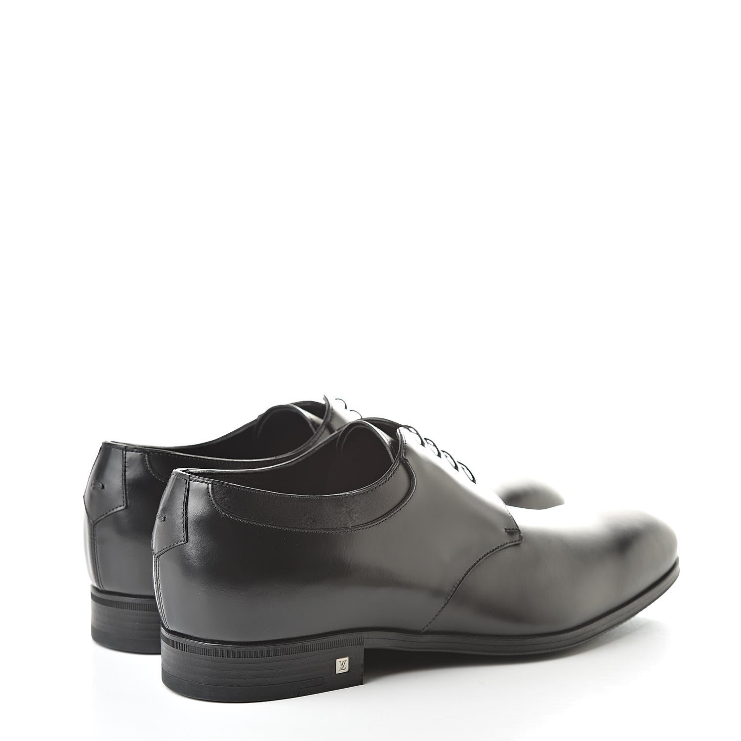 Louis Vuitton Calfskin Mens Uniforme Derby Relax 7 Black 4 of 10
