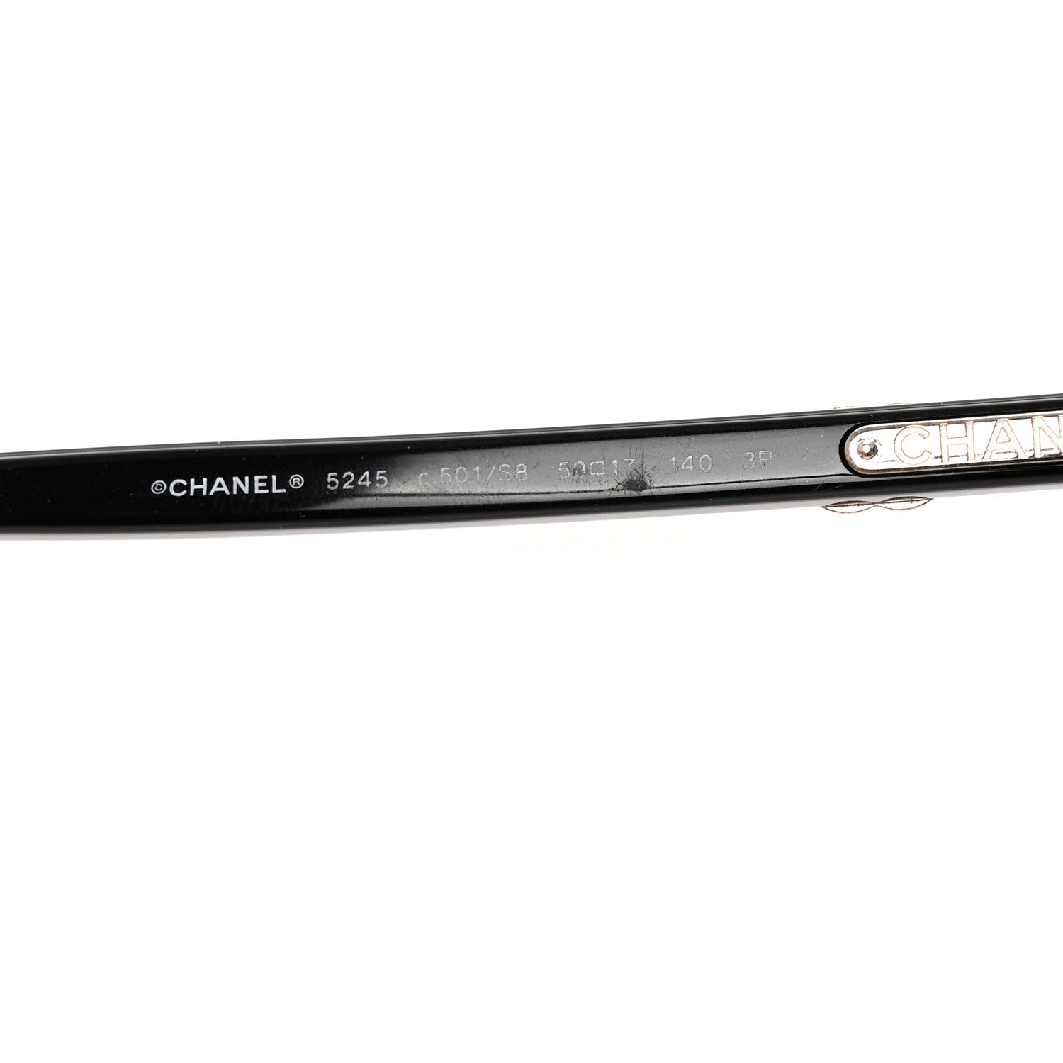 Chanel CC Logo Sunglasses 5245 Black 5 of 7